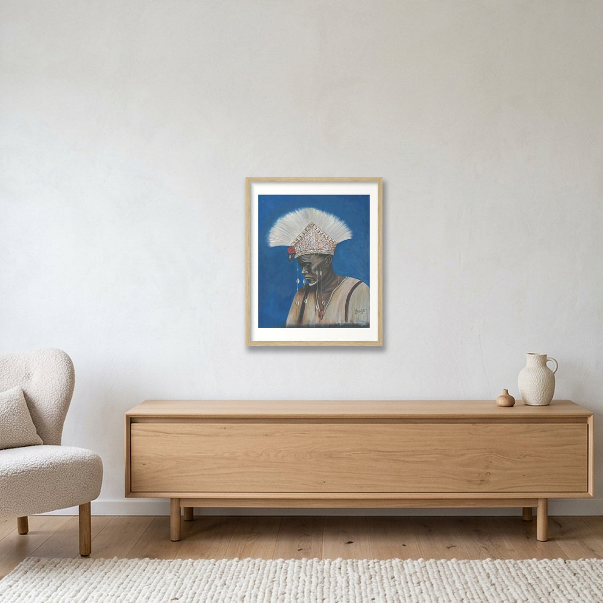 Jola — 40×50cm, 16×20" Oak Frame