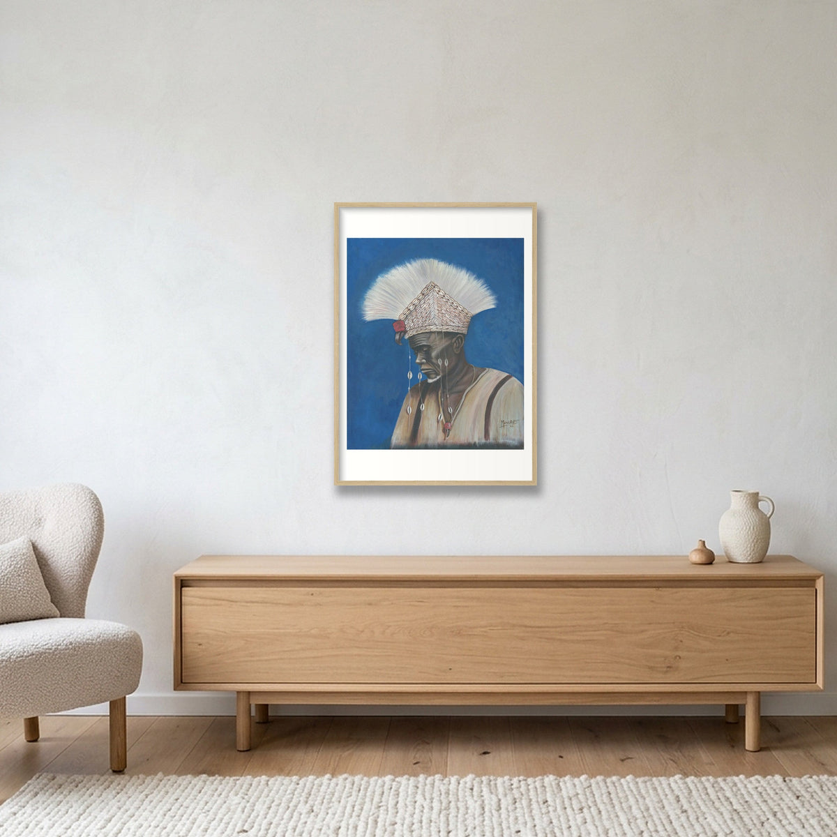 Jola — A1 (59×84cm, 23×33") Oak Frame